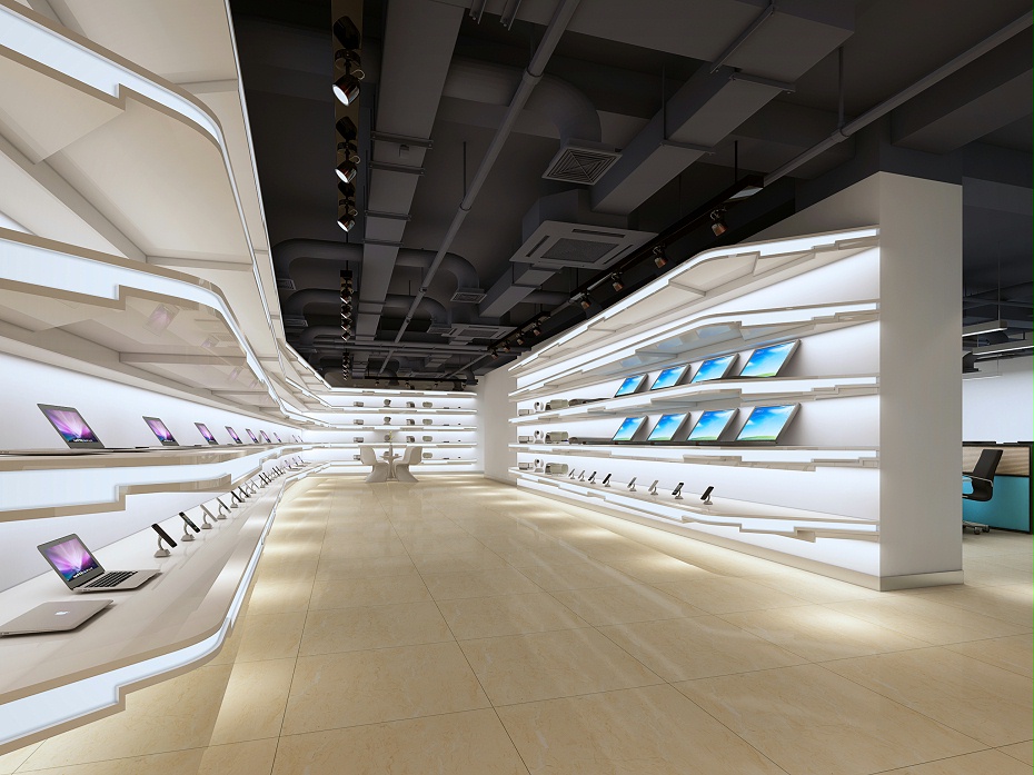 黑白經(jīng)典，深圳科技展廳裝修高超絕！-文豐裝飾