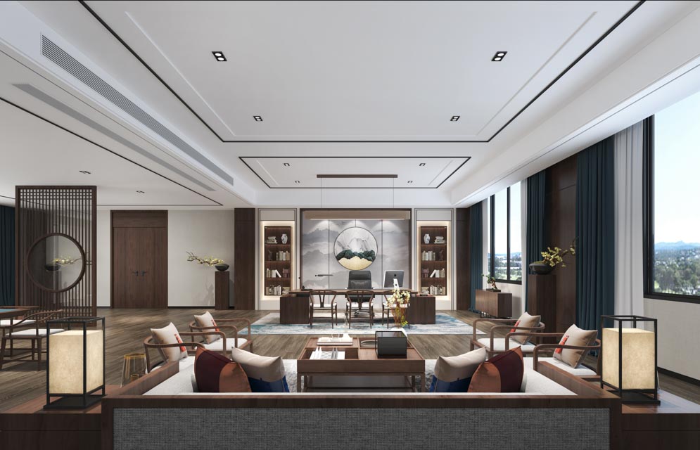 從平凡到非凡，點亮工作效率惠州藝都企業(yè)辦公室效果圖分享-深圳文豐裝飾